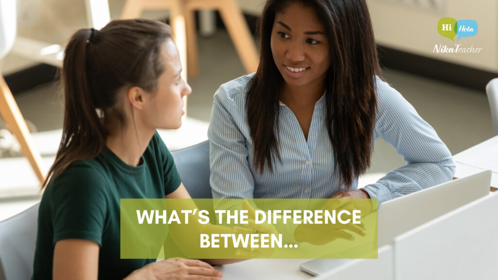 Learn english: What’s the difference between…
